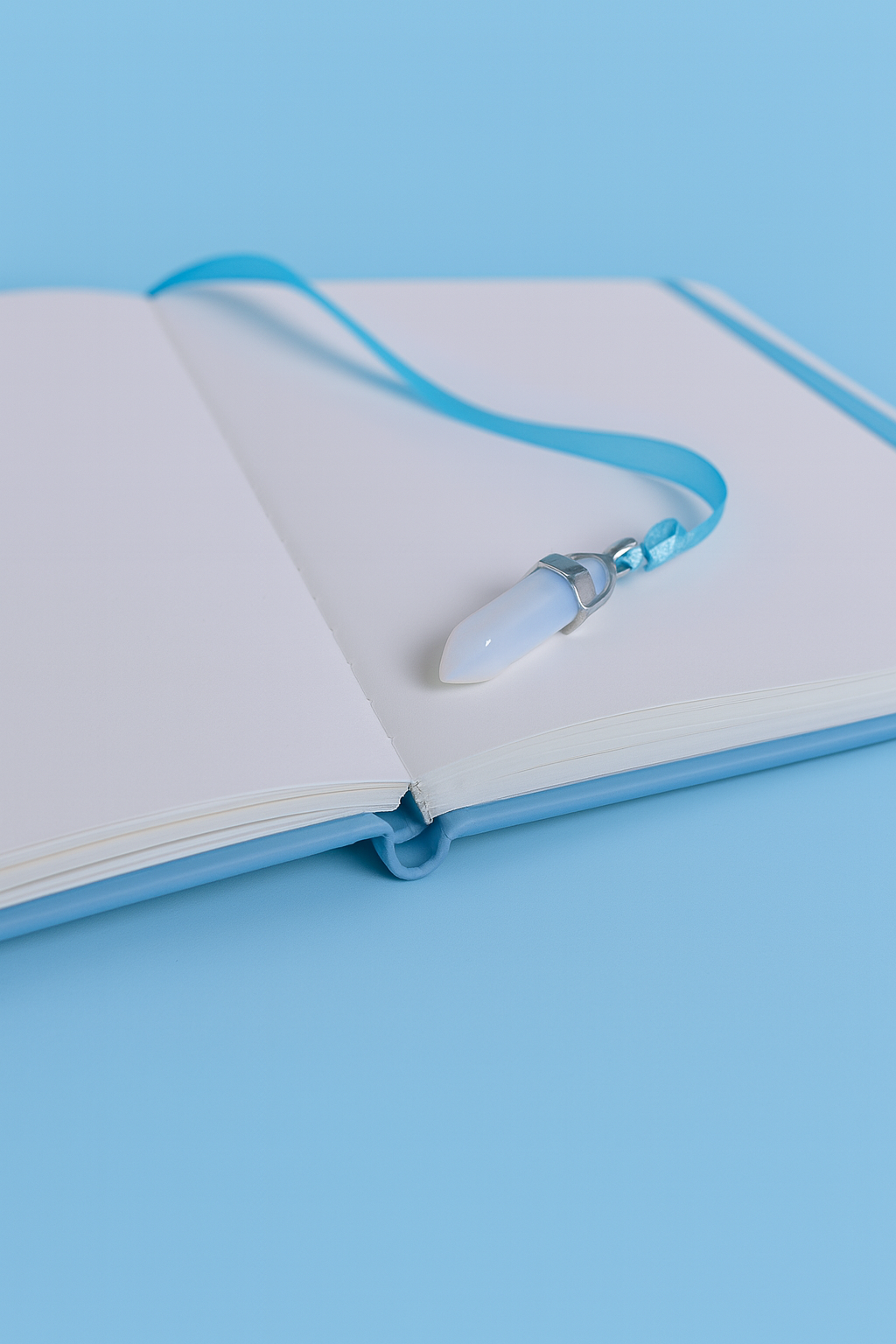 libra zodiac journal with crystal bookmark