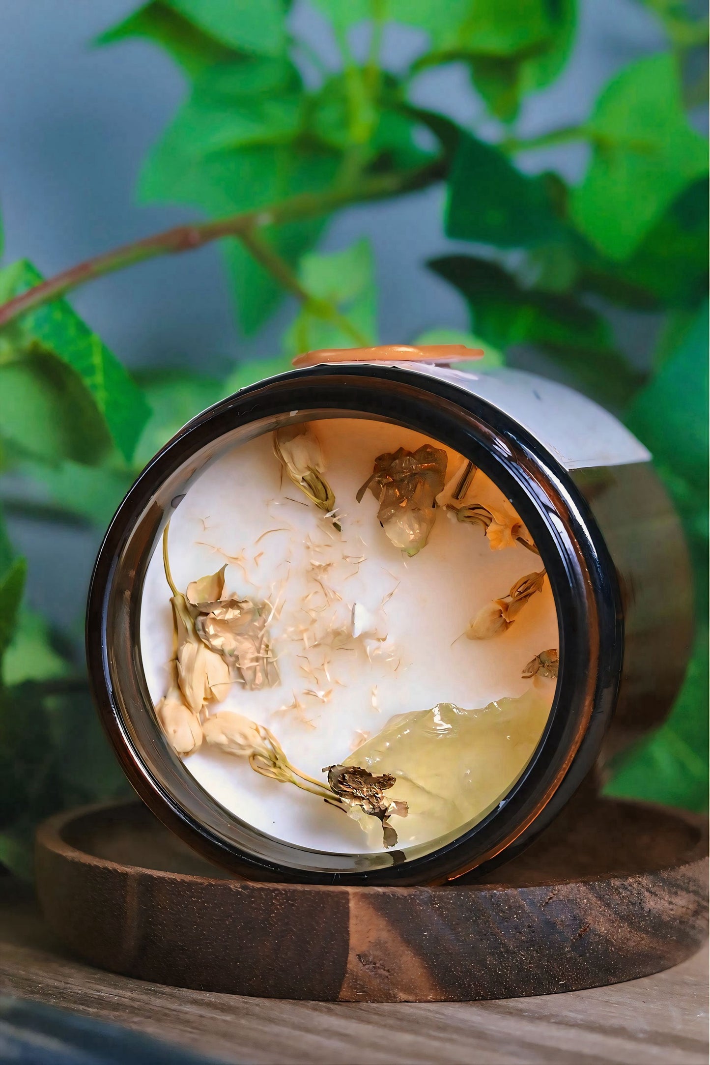 virgo crystal candle