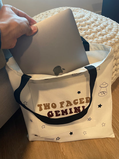 Two-Faced Gemini Tote