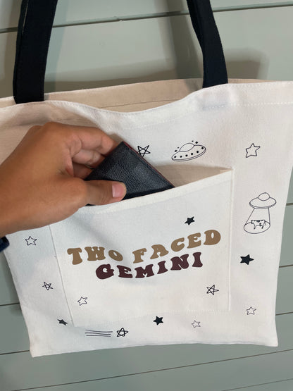 Two-Faced Gemini Tote