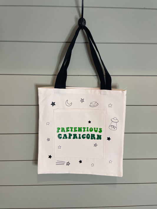Pretentious Capricorn Tote Bag