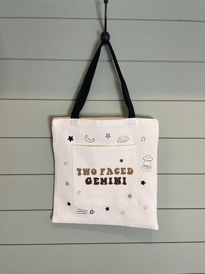 Two-Faced Gemini Tote