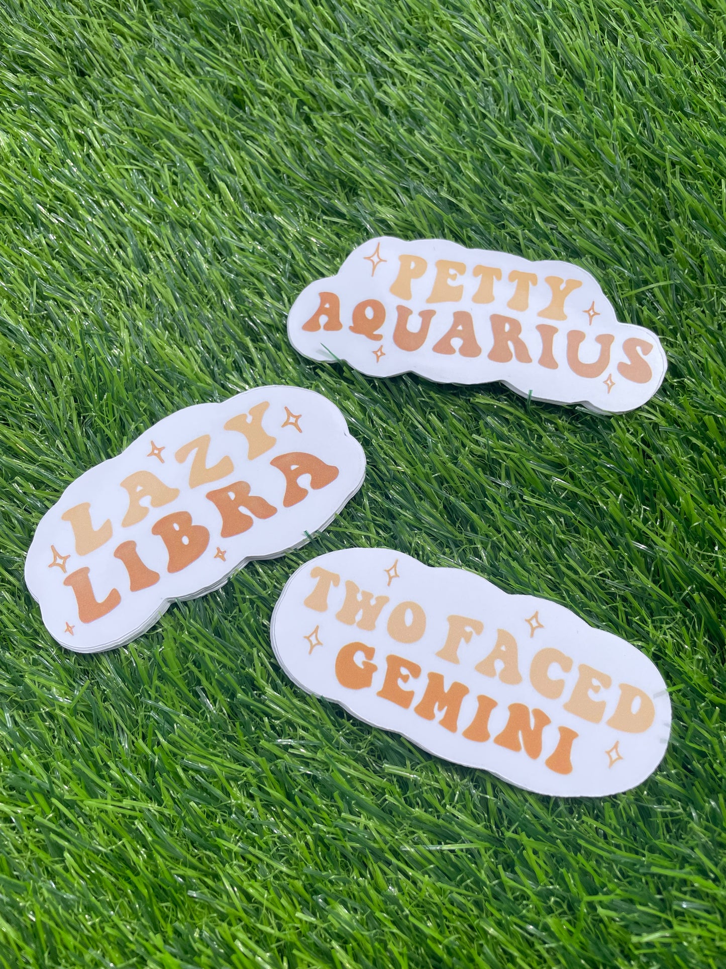 “two-faced gemini” sticker